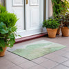 Piper Looms Chantille Abstract ACN1843 Aloe Machine Washable Area Rug Scatter Outdoor Lifestyle Image Feature