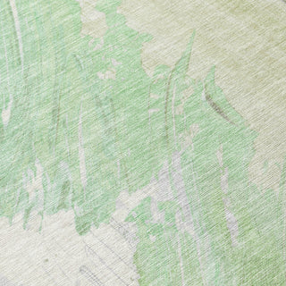Piper Looms Chantille Abstract ACN1843 Aloe Machine Washable Area Rug Swatch Image
