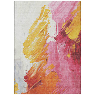 Piper Looms Chantille Abstract ACN1843 Blush Machine Washable Area Rug main image