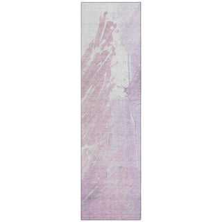 Piper Looms Chantille Abstract ACN1843 Lavender Machine Washable Area Rug Runner Main Image