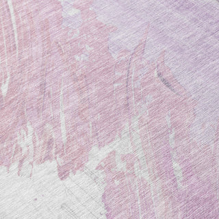 Piper Looms Chantille Abstract ACN1843 Lavender Machine Washable Area Rug Swatch Image