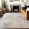 Piper Looms Chantille Abstract ACN1843 Pink Machine Washable Area Rug Lifestyle Image Feature