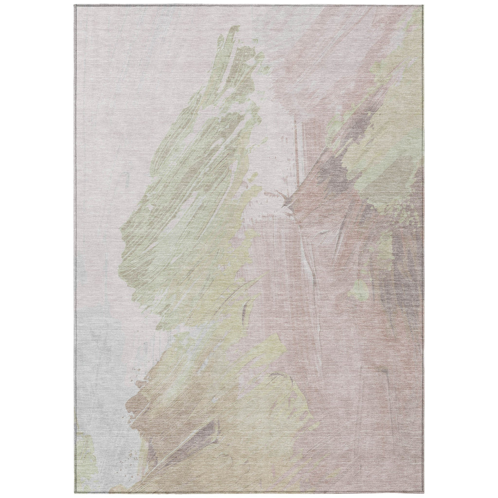 Piper Looms Chantille Abstract ACN1843 Pink Machine Washable Area Rug main image