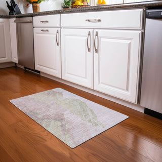 Piper Looms Chantille Abstract ACN1843 Pink Machine Washable Area Rug Scatter Lifestyle Image Feature