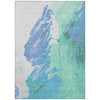 Piper Looms Chantille Abstract ACN1843 Seafoam Machine Washable Area Rug main image