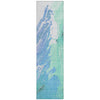 Piper Looms Chantille Abstract ACN1843 Seafoam Machine Washable Area Rug Runner Main Image