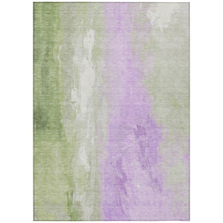 Piper Looms Chantille Abstract ACN1844 Aloe Machine Washable Area Rug main image