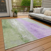 Piper Looms Chantille Abstract ACN1844 Aloe Machine Washable Area Rug Outdoor Lifestyle Image Feature