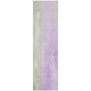 Piper Looms Chantille Abstract ACN1844 Aloe Machine Washable Area Rug Runner Main Image