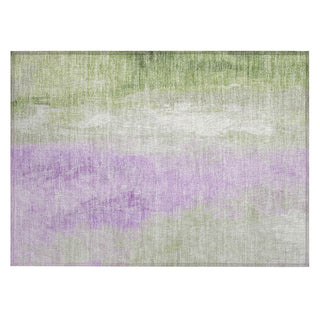 Piper Looms Chantille Abstract ACN1844 Aloe Machine Washable Area Rug Scatter Main Image