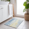 Piper Looms Chantille Abstract ACN1844 Denim Machine Washable Area Rug Scatter Lifestyle Image Feature
