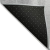 Piper Looms Chantille Abstract ACN1844 Gray Machine Washable Area Rug Backing Image