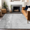 Piper Looms Chantille Abstract ACN1844 Gray Machine Washable Area Rug Lifestyle Image Feature