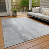 Piper Looms Chantille Abstract ACN1844 Gray Machine Washable Area Rug Outdoor Lifestyle Image Feature