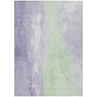 Piper Looms Chantille Abstract ACN1844 Lavender Machine Washable Area Rug main image