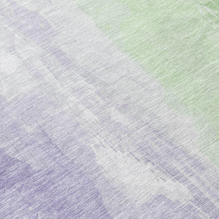 Piper Looms Chantille Abstract ACN1844 Lavender Machine Washable Area Rug Swatch Image