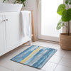 Piper Looms Chantille Abstract ACN1845 Blue Machine Washable Area Rug Scatter Lifestyle Image Feature