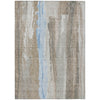 Piper Looms Chantille Abstract ACN1845 Mocha Machine Washable Area Rug main image
