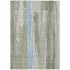Piper Looms Chantille Abstract ACN1845 Olive Machine Washable Area Rug main image