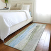 Piper Looms Chantille Abstract ACN1845 Olive Machine Washable Area Rug Runner Lifestyle Image Feature