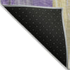 Piper Looms Chantille Abstract ACN1845 Purple Machine Washable Area Rug Backing Image