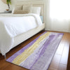 Piper Looms Chantille Abstract ACN1845 Purple Machine Washable Area Rug Runner Lifestyle Image Feature