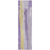 Piper Looms Chantille Abstract ACN1845 Purple Machine Washable Area Rug Runner Main Image