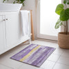Piper Looms Chantille Abstract ACN1845 Purple Machine Washable Area Rug Scatter Lifestyle Image Feature