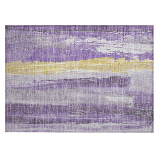 Piper Looms Chantille Abstract ACN1845 Purple Machine Washable Area Rug Scatter Main Image