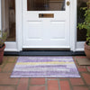 Piper Looms Chantille Abstract ACN1845 Purple Machine Washable Area Rug Scatter Outdoor Lifestyle Image Feature