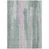 Piper Looms Chantille Abstract ACN1845 Sage Machine Washable Area Rug main image