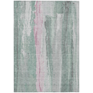 Piper Looms Chantille Abstract ACN1845 Sage Machine Washable Area Rug main image