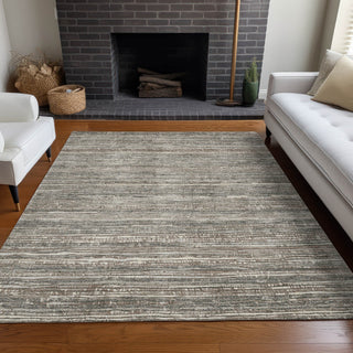 Piper Looms Chantille Stripes ACN1846 Beige Machine Washable Area Rug Lifestyle Image Feature