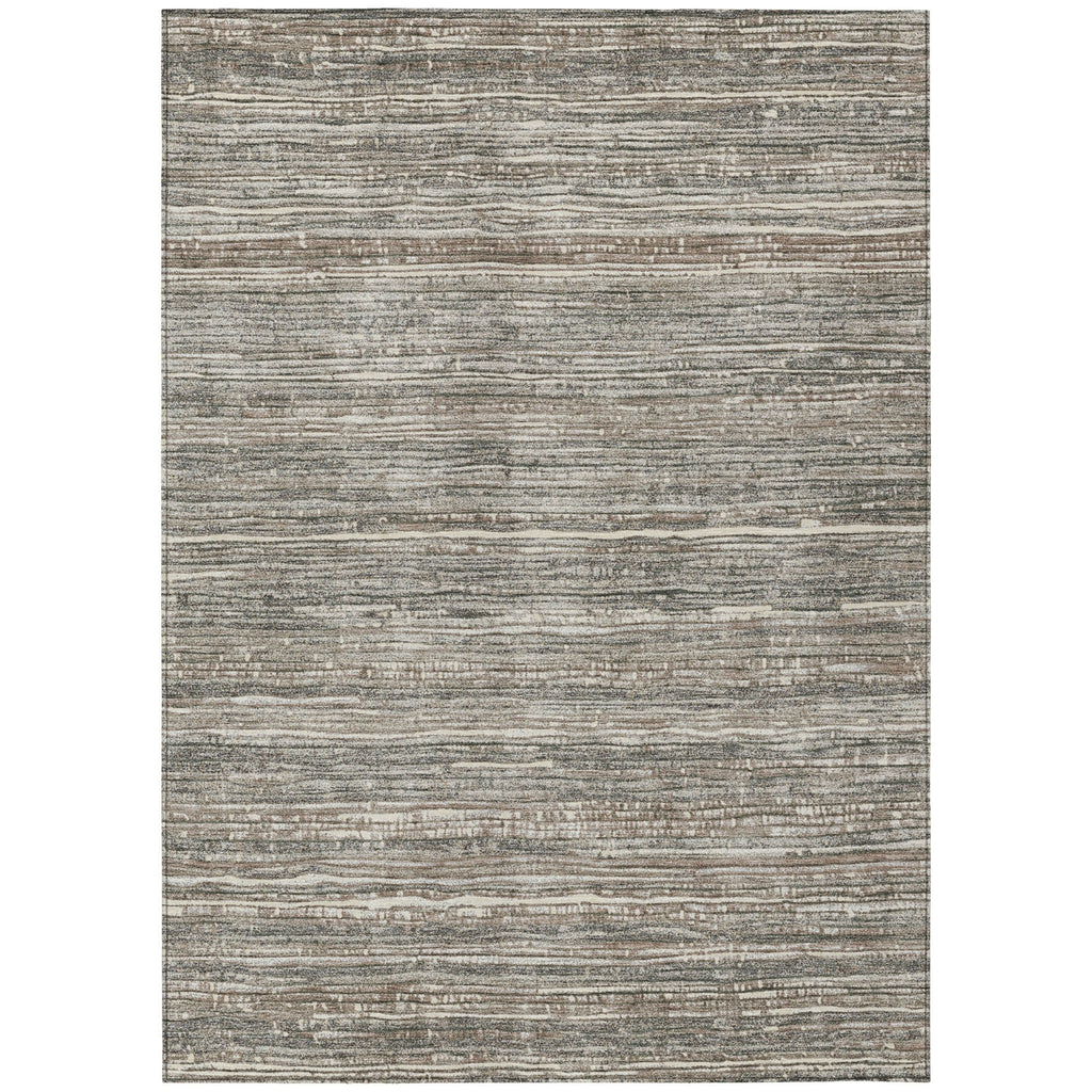Piper Looms Chantille Stripes ACN1846 Beige Machine Washable Area Rug main image
