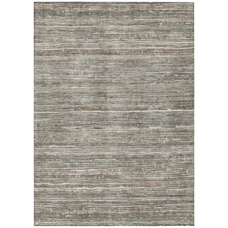 Piper Looms Chantille Stripes ACN1846 Beige Machine Washable Area Rug main image