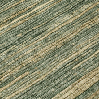 Piper Looms Chantille Stripes ACN1846 Fern Machine Washable Area Rug Swatch Image