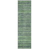 Piper Looms Chantille Stripes ACN1846 Green Machine Washable Area Rug Runner Main Image