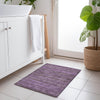 Piper Looms Chantille Stripes ACN1846 Purple Machine Washable Area Rug Scatter Lifestyle Image Feature
