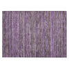 Piper Looms Chantille Stripes ACN1846 Purple Machine Washable Area Rug Scatter Main Image