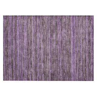 Piper Looms Chantille Stripes ACN1846 Purple Machine Washable Area Rug Scatter Main Image