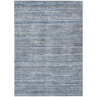 Piper Looms Chantille Stripes ACN1846 Sky Machine Washable Area Rug main image