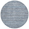 Piper Looms Chantille Stripes ACN1846 Sky Machine Washable Area Rug Round Main Image