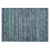 Piper Looms Chantille Stripes ACN1846 Teal Machine Washable Area Rug Scatter Main Image