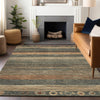 Piper Looms Chantille Aztec ACN1847 Fern Machine Washable Area Rug Lifestyle Image Feature