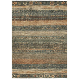 Piper Looms Chantille Aztec ACN1847 Fern Machine Washable Area Rug main image