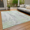 Piper Looms Chantille Abstract ACN1848 Aloe Machine Washable Area Rug Outdoor Lifestyle Image Feature