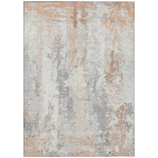 Piper Looms Chantille Abstract ACN1848 Coral Machine Washable Area Rug main image