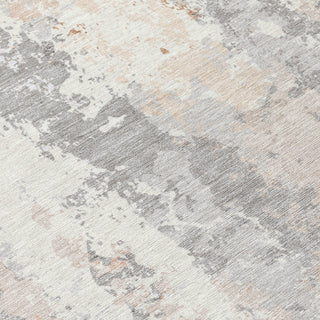 Piper Looms Chantille Abstract ACN1848 Coral Machine Washable Area Rug Swatch Image