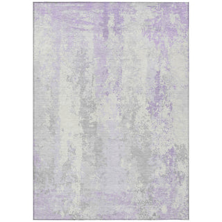 Piper Looms Chantille Abstract ACN1848 Lavender Machine Washable Area Rug main image