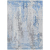 Piper Looms Chantille Abstract ACN1848 Sky Machine Washable Area Rug main image